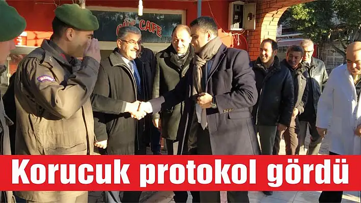 Korucuk protokol gördü