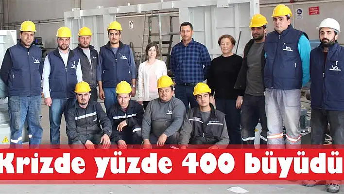 Krizde yüzde 400 büyüdü