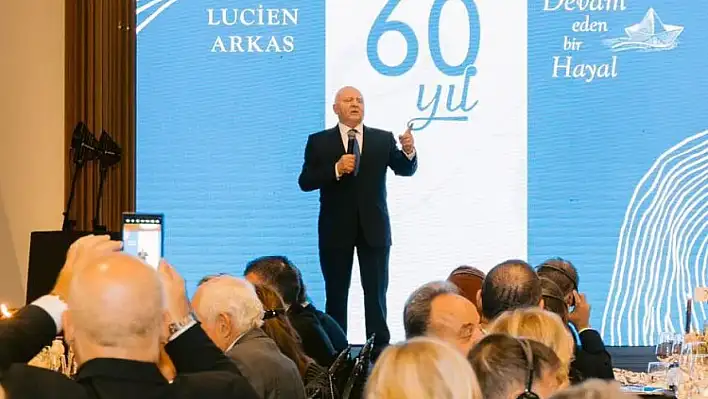 Lucien Arkas 60. yılını Torbalı'da kutladı