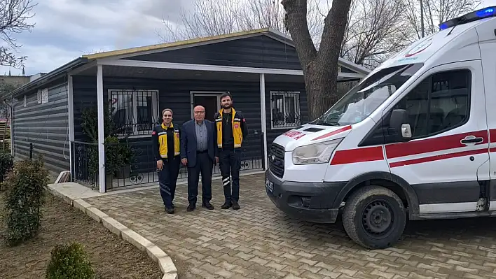 Madeni İşler ve Demirciler Odası'ndan Ödemiş'e armağan: 112 Acil ambulans bekleme noktası