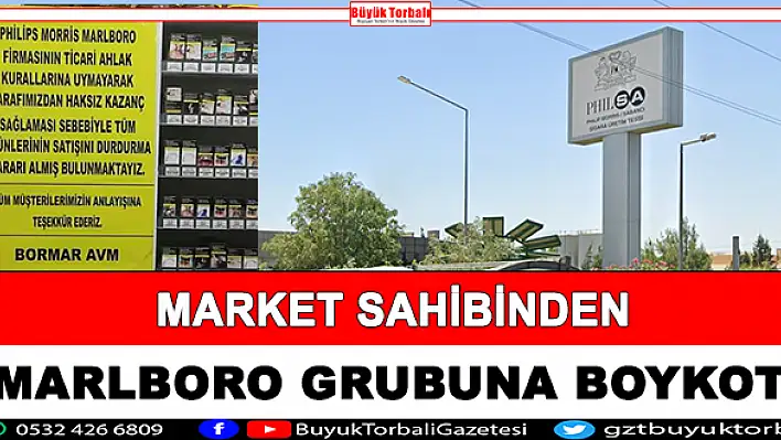 Market sahibinden Marlboro grubuna boykot