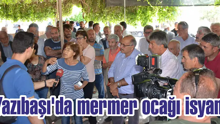 Mermer ocağı istemiyoruz!