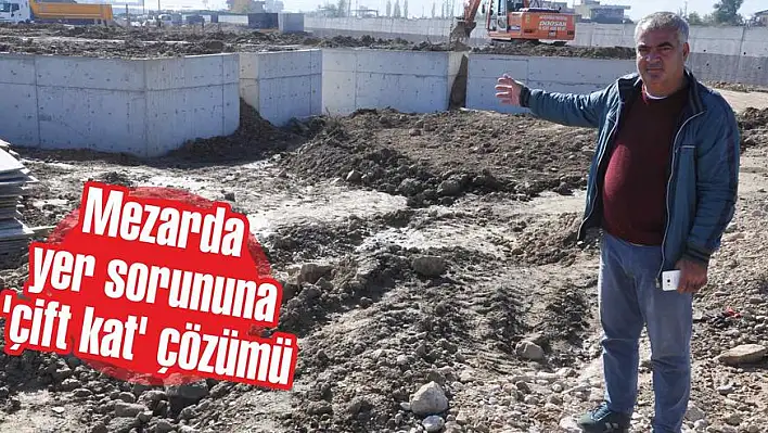 Mezarda yer sorununa 'çift kat' çözümü