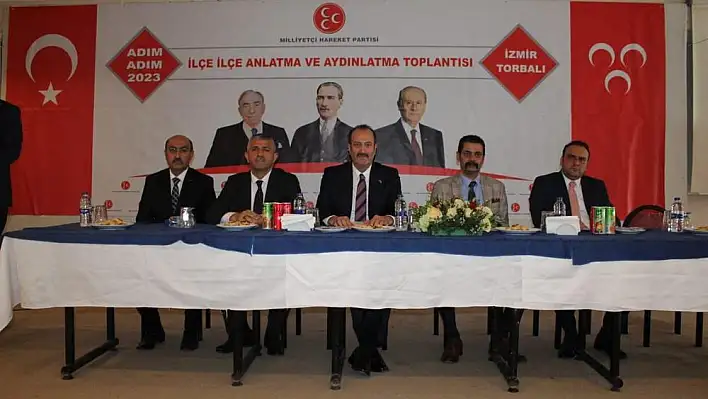 MHP, Torbalı'da 'Adım Adım 2023'e' dedi