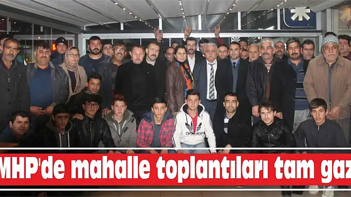 MHP'de mahalle toplantıları tam gaz