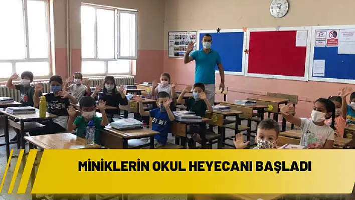 Miniklerin okul heyecanı başladı