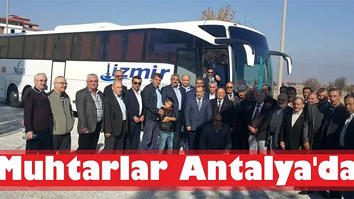 Muhtarlar Antalya'da