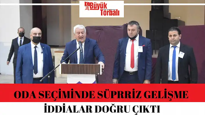 Oda seçiminde süpriz gelişme