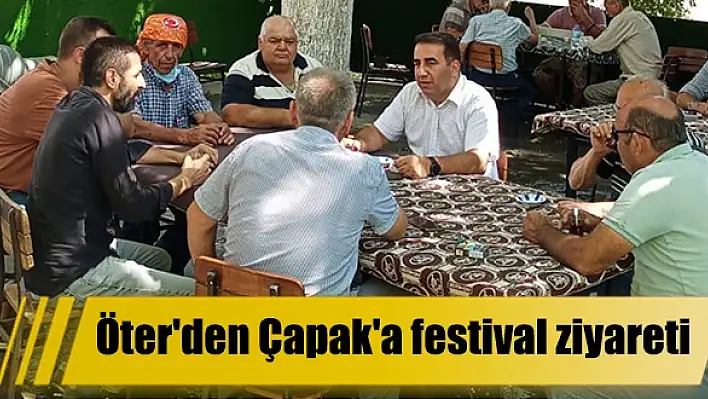 Öter'den Çapak'a Festival Ziyareti