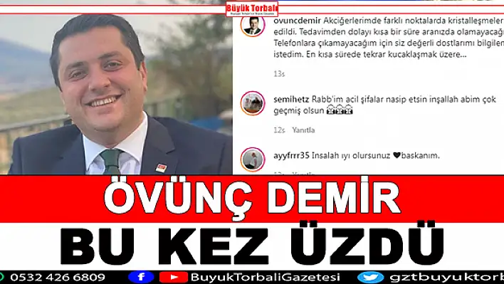 Övünç Demir bu kez üzdü