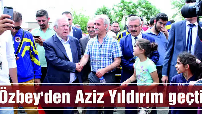 Özbey'den Aziz Yıldırım geçti