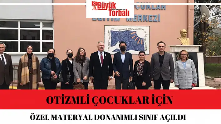 Özel materyal donanımlı sınıf açıldı