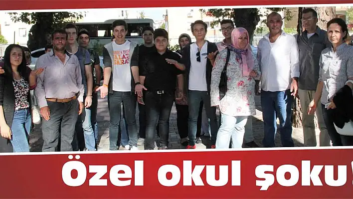 Özel okul şoku