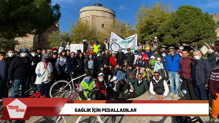 Sağlık için pedal bastılar