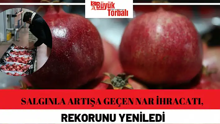 Salgınla artışa geçen nar ihracatı, rekorunu yeniledi