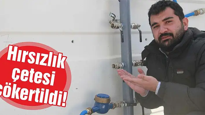 Sayaç bile çaldılar!