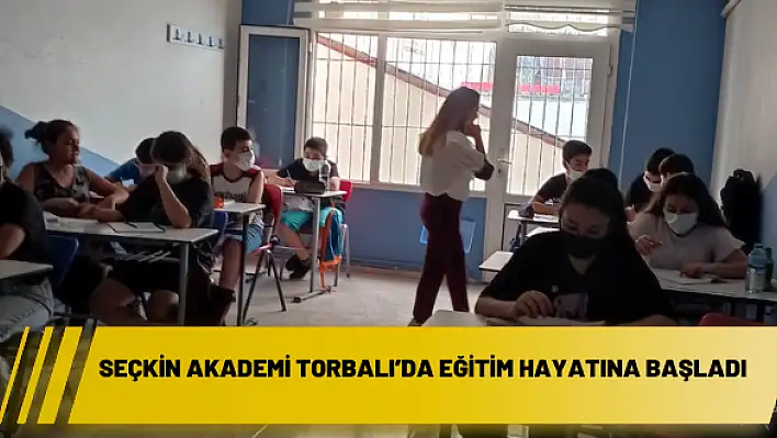 Seçkin Akademi Torbalı'da eğitim hayatına başladı