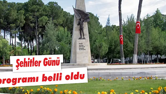 Şehitler Günü programı belli oldu