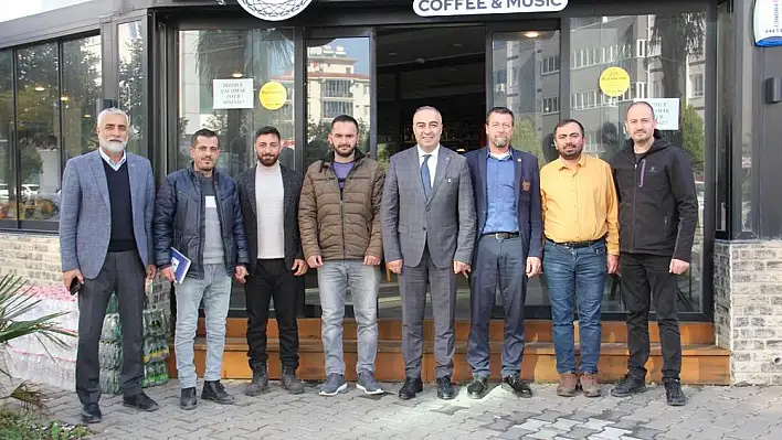 SELMAN GÜNAYDIN GAZETECİLERLE BULUŞTU