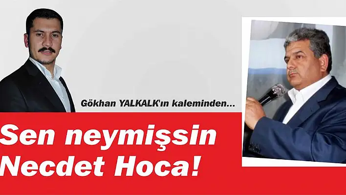 Sen neymişsin Necdet Hoca!