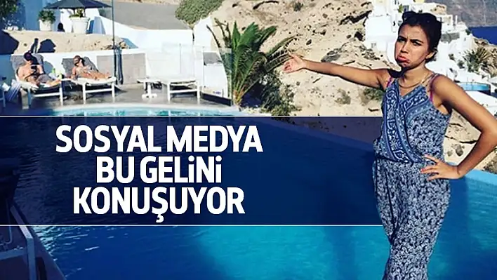 Sosyal medya bu gelini konuşuyor