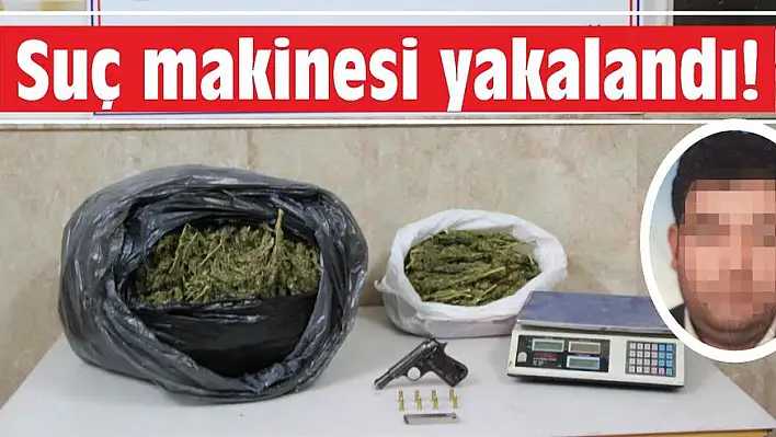 Suç makinesi yakalandı!