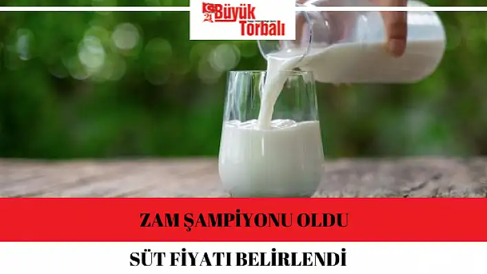 Süt fiyatları belli oldu