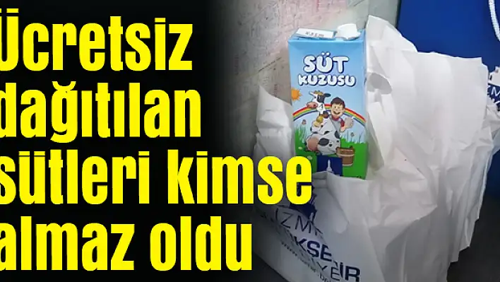 Sütler alıcısını bekliyor