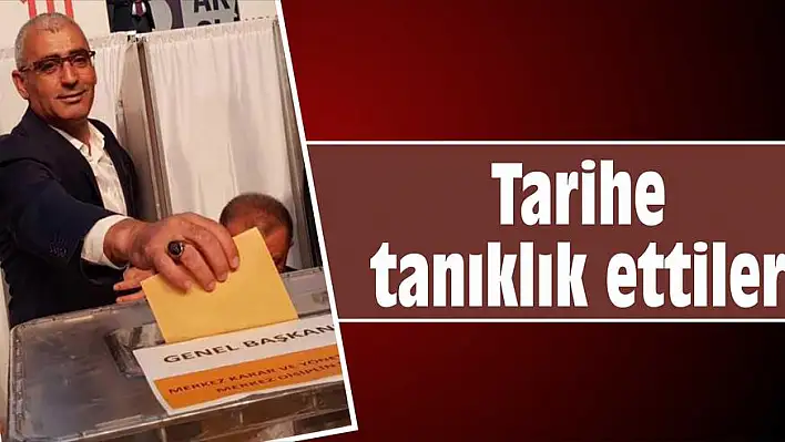 Tarihe tanıklık ettiler