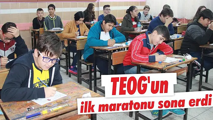 TEOG'un ilk maratonu sona erdi