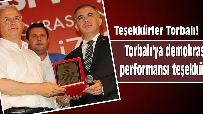 Teşekkürler Torbalı!