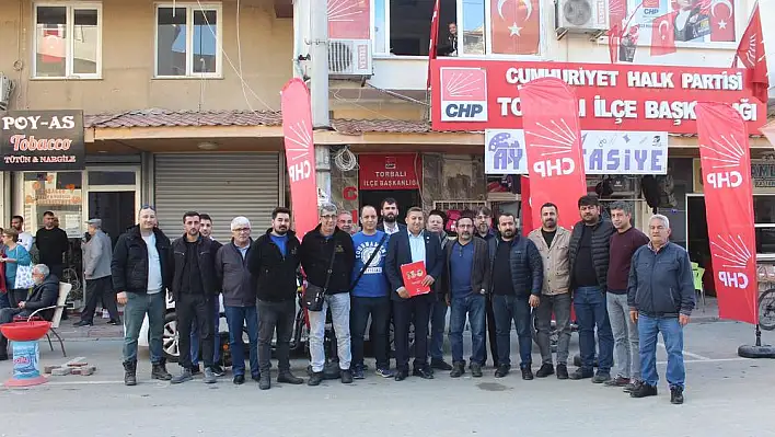 TORBALI SANAYİSİ'NİN DESTEĞİYLE ADAYLIĞINI AÇIKLADI