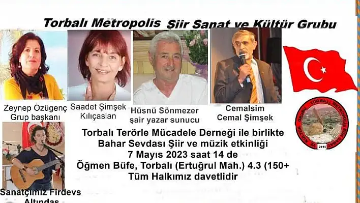 TORBALI'DA BAHAR SEVDASI ŞİİR ETKİNLİĞİ