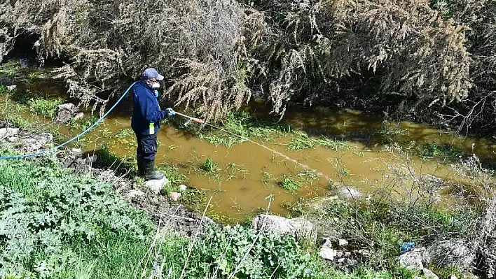 TORBALI'DA İLAÇLAMA SEFERBERLİĞİ