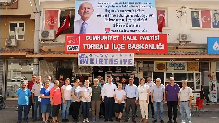 Torbalı'da pankartlı atışma