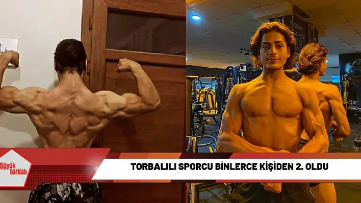 Torbalılı sporcu binlerce kişiden 2. oldu