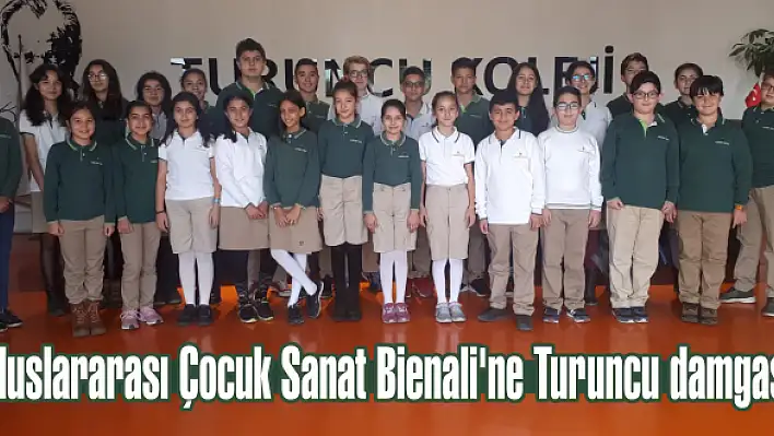 Uluslararası Çocuk Sanat Bienali'ne Turuncu damgası