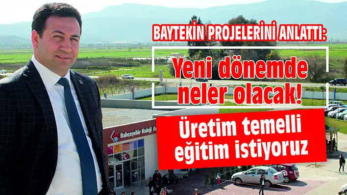 Üretim temelli eğitim istiyoruz