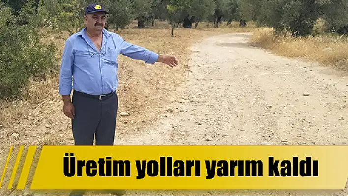 Üretim yolları yarım kaldı