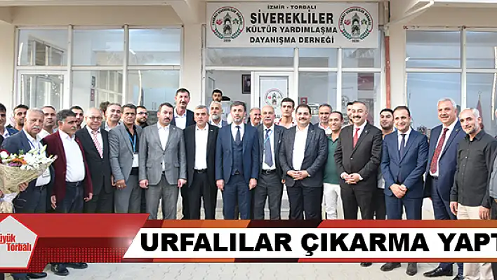 Urfalılar çıkarma yaptı