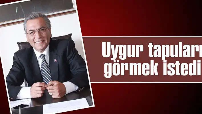 Uygur tapuları görmek istedi