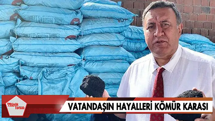 Vatandaşın hayalleri kömür karası