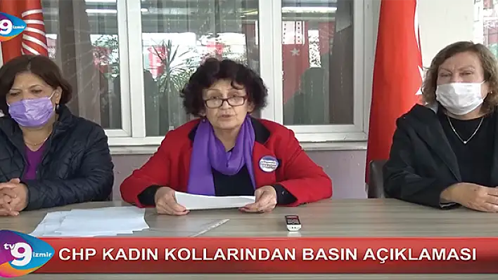 VİDEO HABER – CHP Kadın Kolları’ndan basın açıklaması