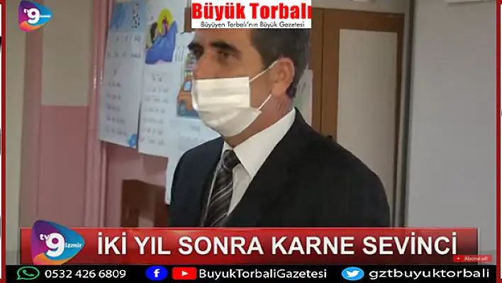 VİDEO HABER – İki yıl sonra karne sevinci