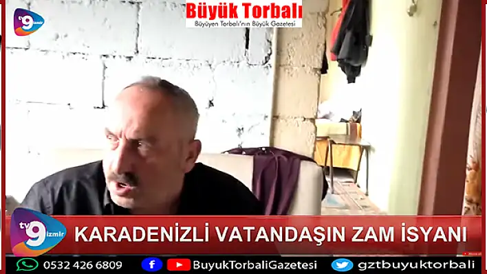 VİDEO HABER – Karadenizli vatandaşın zam isyanı