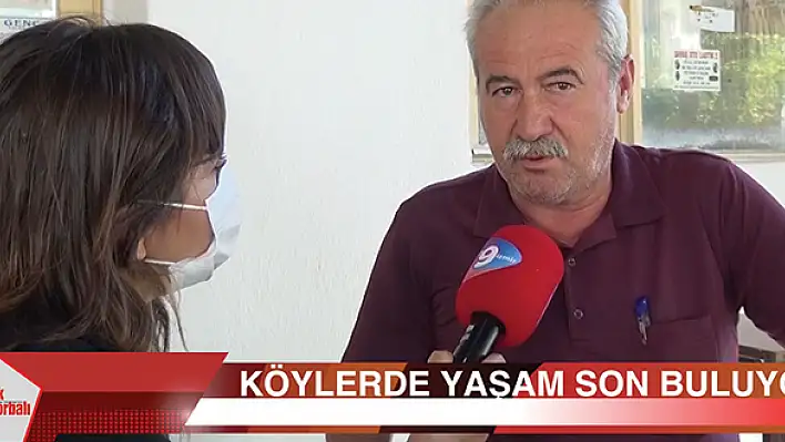 VİDEO HABER – Köylerde yaşam son buluyor