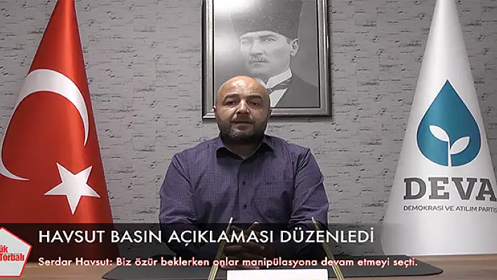 VİDEO HABER – Serdar Havsut basın açıklaması düzenledi