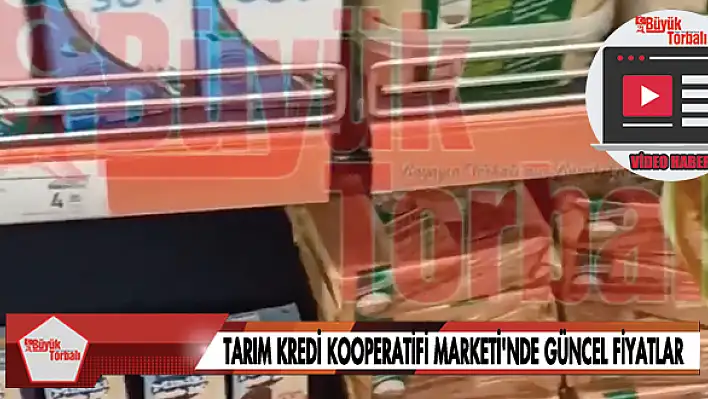 VİDEO HABER – Tarım Kredi Kooperatifi Marketi’nde güncel fiyatlar