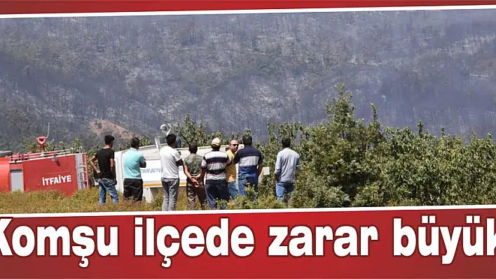 Yangında zarar gören alan açıklandı