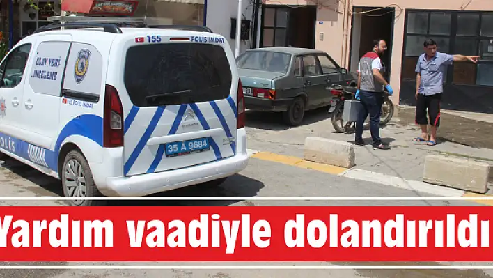 Yardım vaadiyle dolandırıldı!  